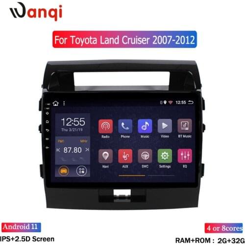 2+32Gb 10.1inch Android 8.1 Car multimedia for Toyota Land cruiser2007-2012 200 LC200 car radio navigation autoradio stereo