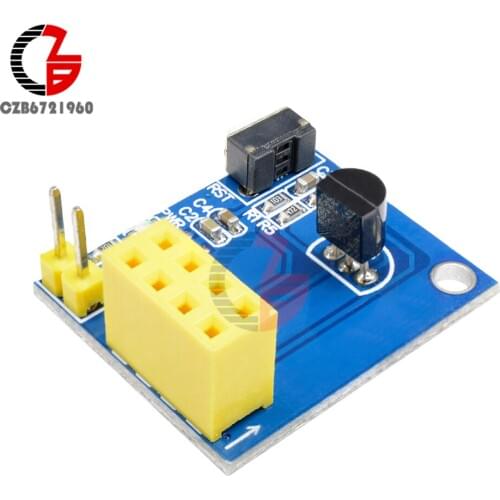 ESP8266 ESP-01 ESP-01S DS18B20 Temperature Sensor WIFI Converter Adapter Board for Thermostat Humidistat