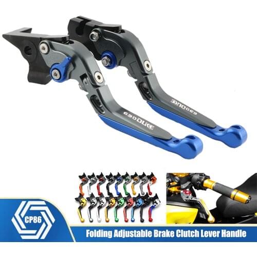 For 690 DUKE SMC SMCR 690SMCR 2014 2015 2016 2017 14 15 16 17 CNC Motorcycle Folding Handle Adjustable Brake Clutch Lever