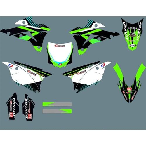 For Kawasaki KX85 KX100 2020 2019 2018 2017 2016 2015 2014 85 KX Free Customized Motorcycle 3M GRAPHICS DECALS Stickers kits