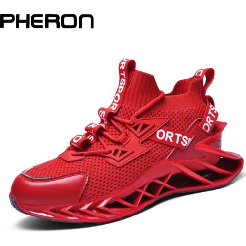 Blade Running Shoes for Men Breathable Sneakers Design Antiskid Damping Outsole Good Quality Sport Shoes Training Jogging Shoes