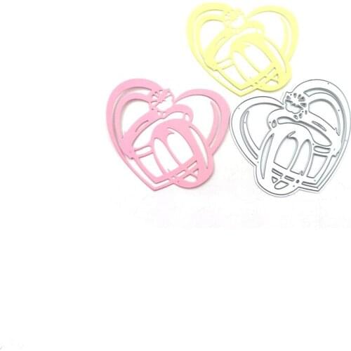Julyarts Heart Ring Scrapbooking Tools Cutting Dies For DIY Scrap Booking Photo Album Embossing Paper Cards