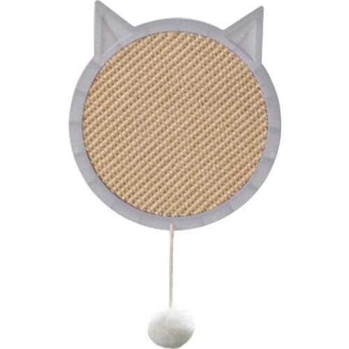Cat Scratching Board Sisal Wall Window Hanging Cats Scratcher Pet Cat Grinding Nail Toys Supplies With Suction Cups