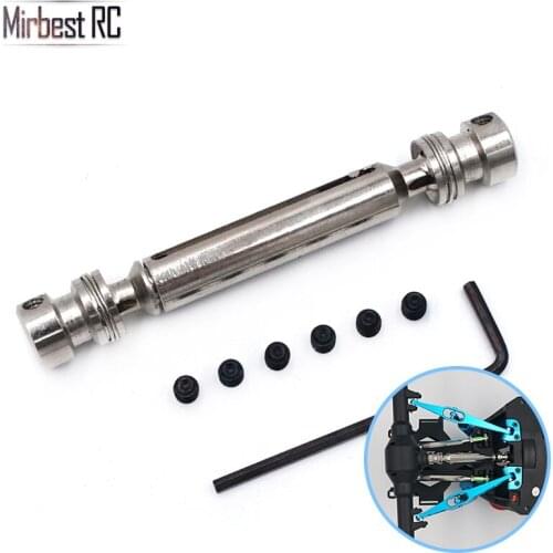Mirbest RC DIY Parts For Wltoys 12428 Parts 12423 FY-03 JJRC Q39 RC Car Metal Universal Joint drive shaft Upgrade accessories