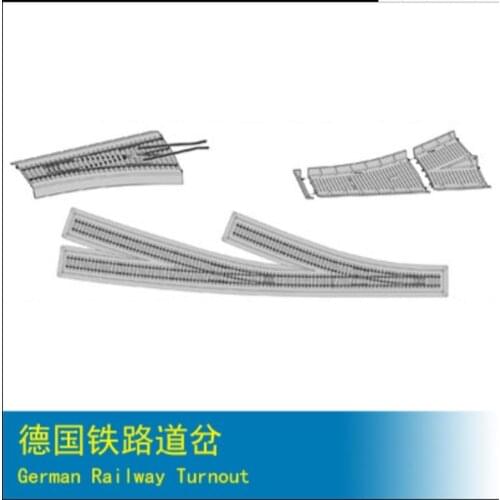 Hobbyboss model 82909 1/72 German Railway Turnout model