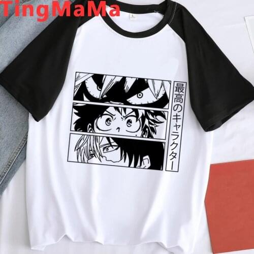 My Hero Academia Boku No Hero Academia Midoriya Izuku Deku tshirt male harajuku kawaii grunge tshirt clothes couple clothes