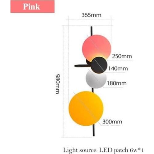 Nordic modern minimalist living room wall light aisle lights creative personality bedroom led wall lamps