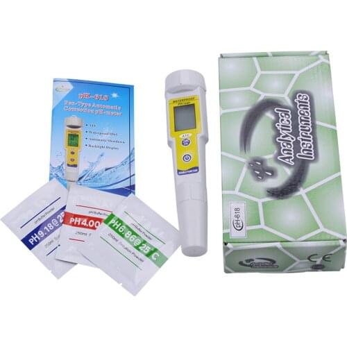 PH Tester Automatic Compensation PH Meter Pen Portable Temperature Industrial High-Precision Water Quality Tester PH Tester