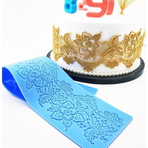 Cake Flower Siamese Framed Silicone Mold Chocolate Biscuit Fondant