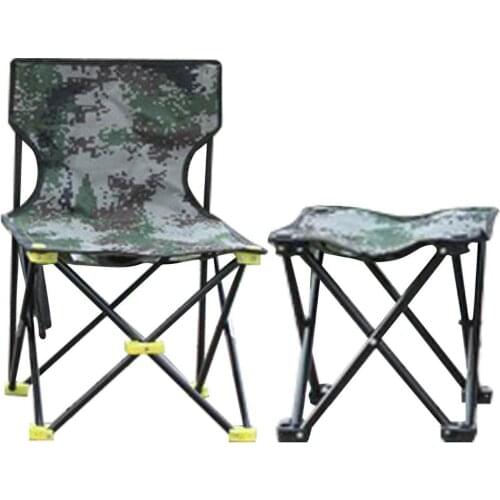 Outdoor Portable Camping Chair Oxford Cloth Folding Lengthen Camping Seat for Fishing BBQ Festival Picnic Beach Ultralight Chair