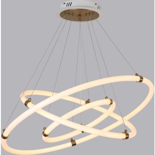 Modern LED 360° Lighting Chandeliers Lamps Dining Room Living Room Restaurant Lamp Nordic Luxury Decoration Lighting Chandelier