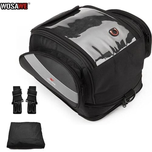 Motorcycle Tank Bag High capacity 22L Magnetic Fuel Oil Waterproof Moto Phone GPS Navigation Bag Motocross Luggage Helmet Bag