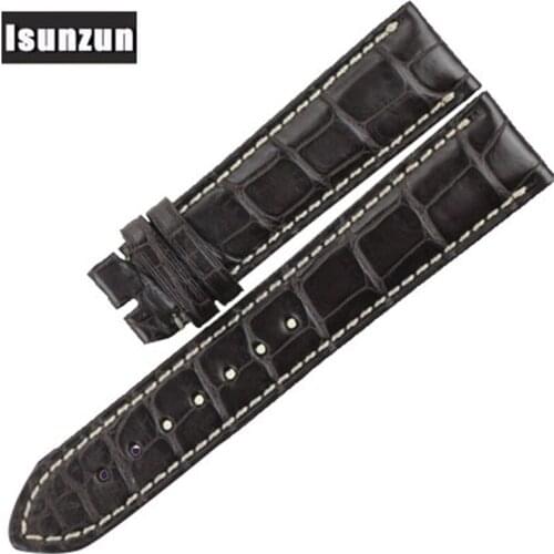 ISUNZUN Womens Watch Strap for Longines L2 Belt With The Original Watchbands Styles Genuine Leather Watch Strap Watch Band