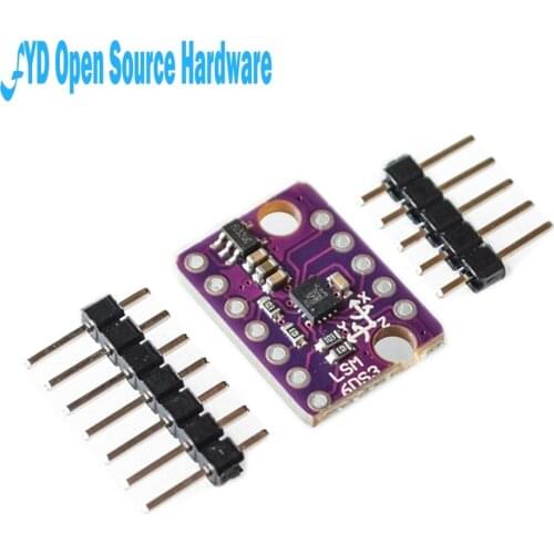 1pcs GY-LSM6DS3 LSM6DS3 Accelerometer Gyro Embedded Digital Temperature Sensor Module