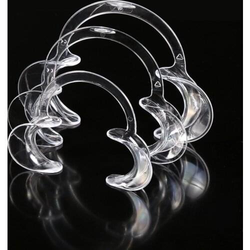 5pcs Dental Mouth Opener C Shape Mouth Gag Cheek Retractor Dental Retractor Mouth Spreader Lip Oral Clean Opener Tooth Whitening