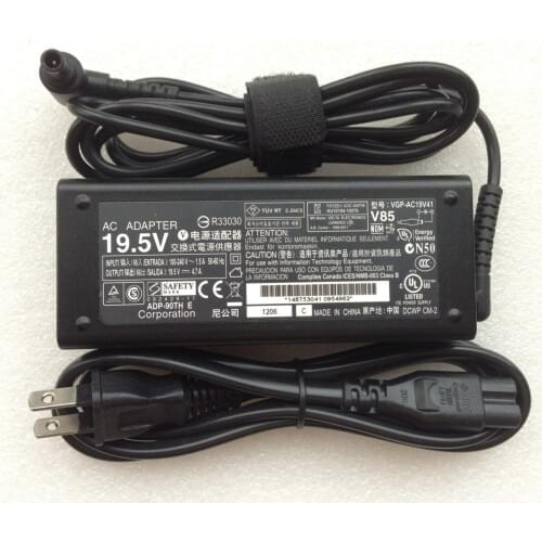 Huiyuan OEM AC Adapter Compatible with Sony VAIO VGP-AC19V31 VGP-AC19V41 Charger