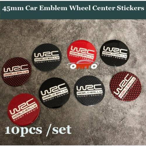 Car Accessories 10pcs/set 45mm 4.5cm for Car Wheel Sticker Auto Wheel Center Logo Emblem Wheel Decal Label Car Styling