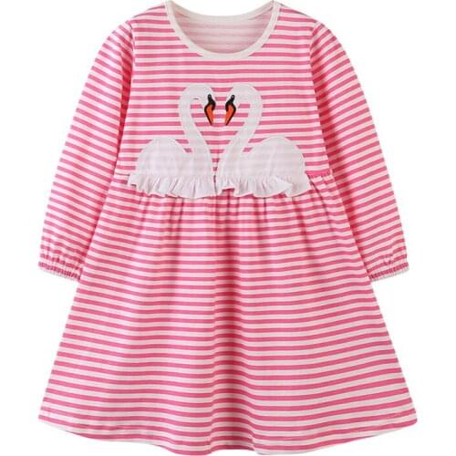 Bambino New Year 2021Spring Dress of Girl Fancy Party Skirt 2-7 Years Kids Clothes Long Sleeves Children Costume Winter Dress
