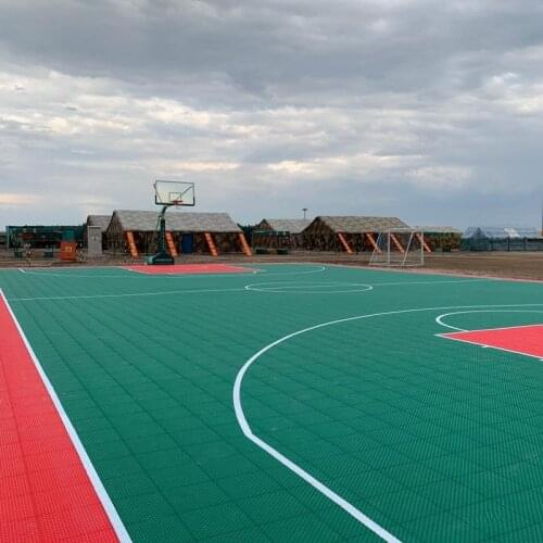 Beable Outdoor Sports Equipment 30.48*30.48CM In Tiles Basketball Court Floor