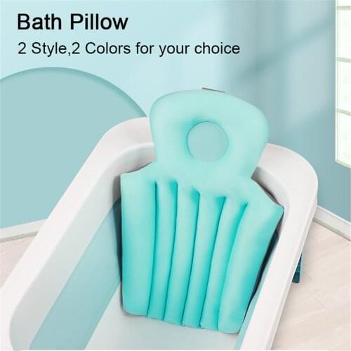 Adult Spa Non-Slip Neck & Back Relax Bathing Pad Bath Pillow Full Body Bathtub Cushion