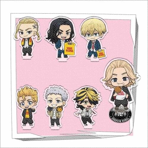 Anime Tokyo Revengers Figure Cosplay Acrylic Stands Manjiro Ken Takemichi Hinata Atsushi Model Plate Fans Collection Gift