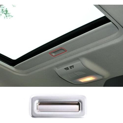 For BMW 1 3 Series E90 E91 E92 E93 2005-2011 ABS Chrome Interior Sunroof Switch Frame / Handle Cover Trim Car Accessories