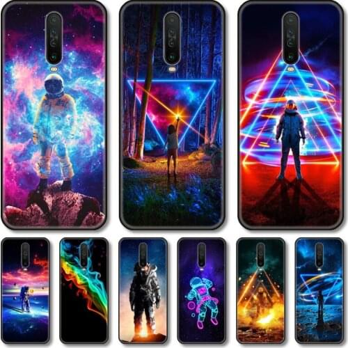 Personality Phone Case For XiaoMi Redmi Note 10S 9S 8 7 6 T Pro Black Cover Silicone Back TPU