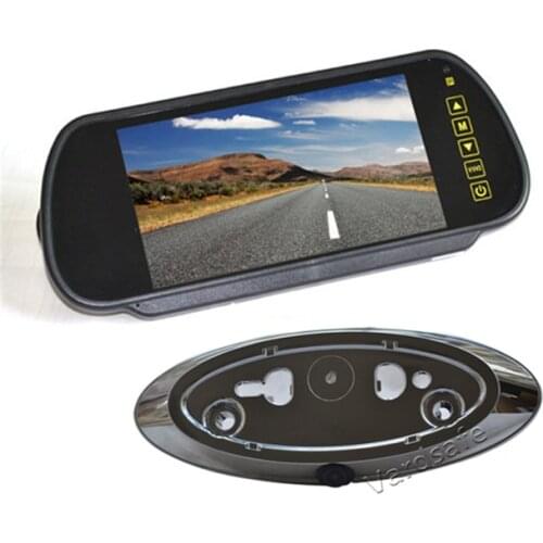 Vardsafe VS668K Reverse Backup Camera + 7 Inch Clip-on Rear View Mirror Monitor for Ford Ranger (2011-2018)