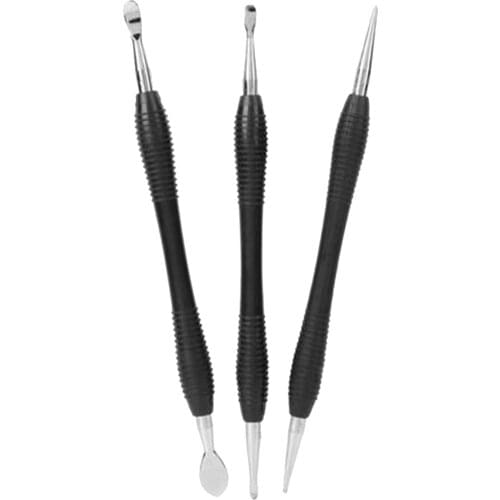 Leathercraft Grooving Rub Double End Leather Cone Spoon Skiving