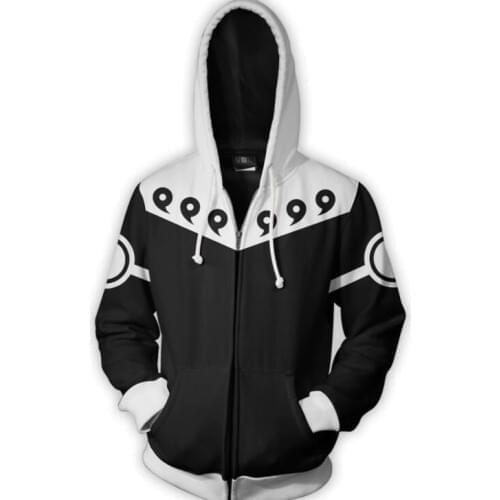 2018 3D Ootutuki Hagoromo Rikudo Sennin Sweatshirt Naruto Rikudousennin modo Jacket Winter Men New Zipper Hoodie & Sweatshirt