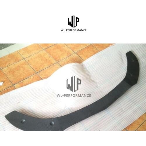 W205 C180 C200 C300 Carbon Fiber Front Lip Spoiler For Benz W205 C300 Sport Bumper 2015-UP
