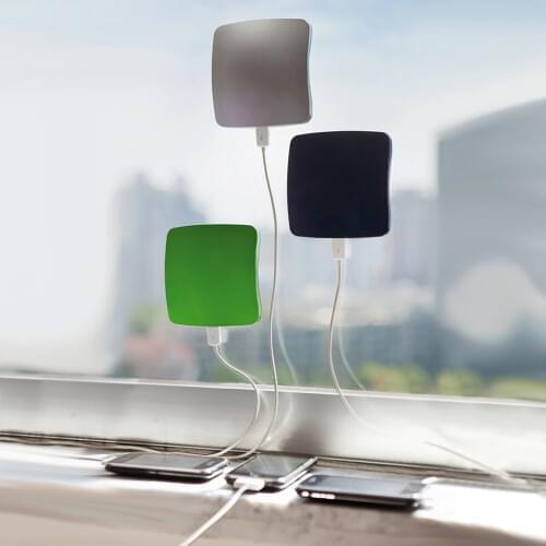 Solar Charger Portable USB Charger 1800/2600/5200mAh Solar Power Bank Car Window Square Sucker Style Charger External battery