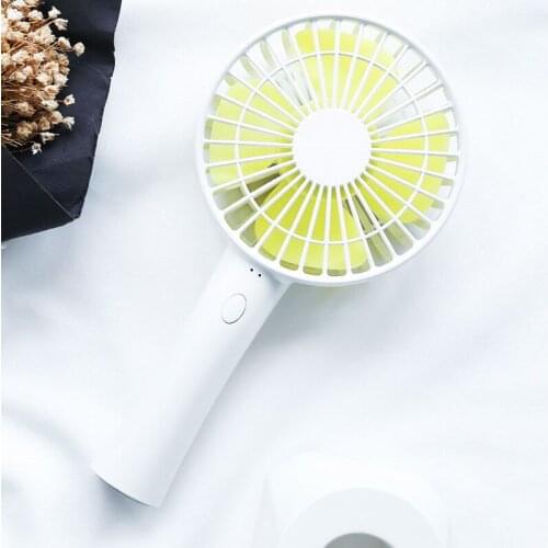 Handheld USB Fan Cooler Portable 3 Speed Adjustable Mini Fan Rechargeable Handy Small Desk Desktop USB Cooling Fan N9