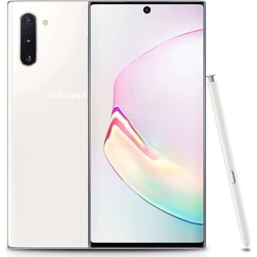 Samsung Galaxy Note 10 Plus N975U1 Note10+ N975U 256GB ROM 12GB RAM Octa Core 6.8" Snapdragon 855 LTE Original Mobile Phone
