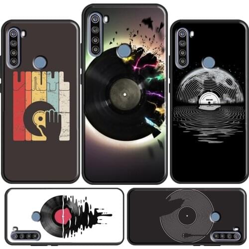 Vinyl DJ Record Art Case For Xiaomi Redmi Note 9 Pro 9S Note 8 Pro 8T 7 Cover For Redmi 9 A 8 9C K30 Ultra