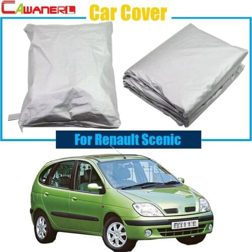 Cawanerl Car Cover Outdoor Anti-UV Sun Rain Snow Resistant Protector Cover For Renault Scenic