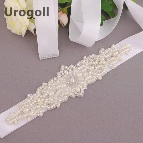 Fashion Women Belt Bridal Belt Pearl Belt Thin Beaded Bridal Belts Girl Belt Banquet Clothing Belt Gift For Party Wedding Dress