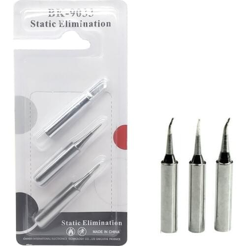 3pcs/bag BAKU tip assembly static elimination welding head with static elimination for 900 M 907 913, 376, 453, 601D 878L