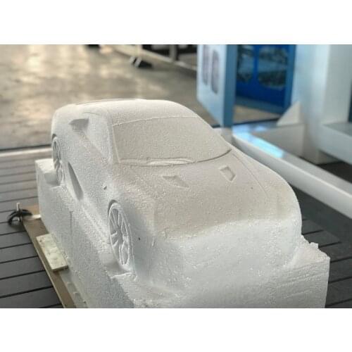 4 axis 3d styrofoam cutter eps foam engraving machine with rotary device