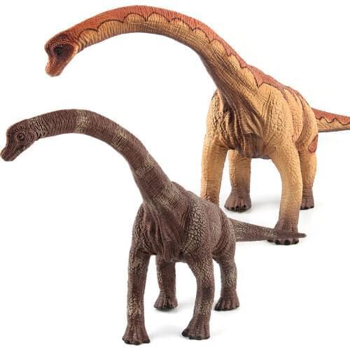 Big Jurassic Dinosaur Simulation Toy Brachiosaurus Soft PVC Figures Hand Painted Animal Model Collection Toys for Children Gift