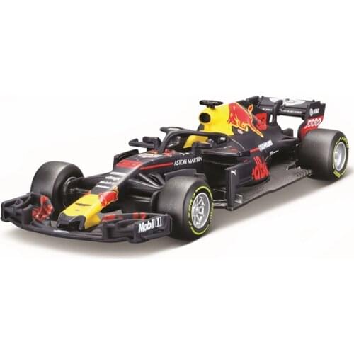 Bburago 1:43 Red Bull Racing TAG Heuer RB14 2018 #33 Max Verstappen Alloy Luxury Vehicle Diecast Cars Model Toy Collection Gift