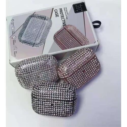 Luxury Earphone Cases For Apple AirPods Pro 2 1 Bling Diamond Bluetooth Headset Protective Case Cover