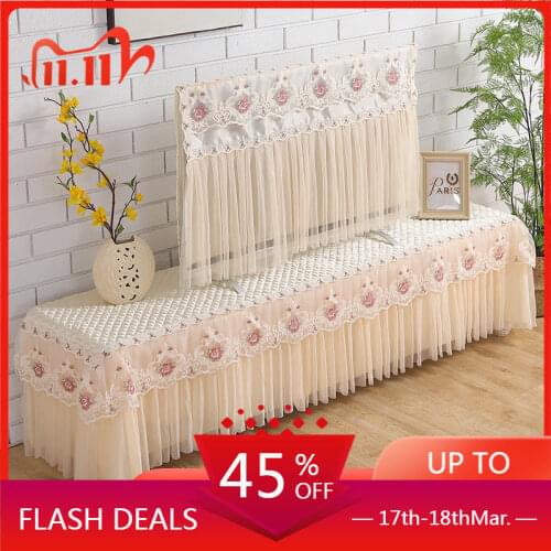 LCD TV Cover Lace Hanging Vertical TV Dust Cover Flat Curved Surface Customizable TV Cover monitor dust cover