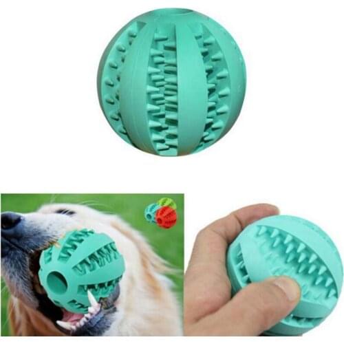 Dog Toy Interactive Rubber Balls Pet Dog Cat Puppy Elasticity Teeth Ball Dog Chew Toys Tooth Cleaning Balls Toys