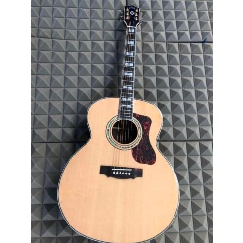 KSG 6 strings F50 solid top jumbo Guild acoustic guitar glossy natural finish guild acoustic electric guitar free shipping