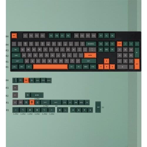 KBDfans Roland-Garros GK2 Profile Silicone Keycaps Set For MX Mechanical Keyboard 61/67/68/84/87/104 Layout