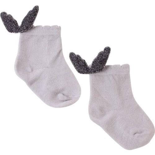 Newborn Baby Socks Cute Wings Mesh Thin Cotton Socks for Baby Girls Boys Toddlers Clothes Accessories Socks