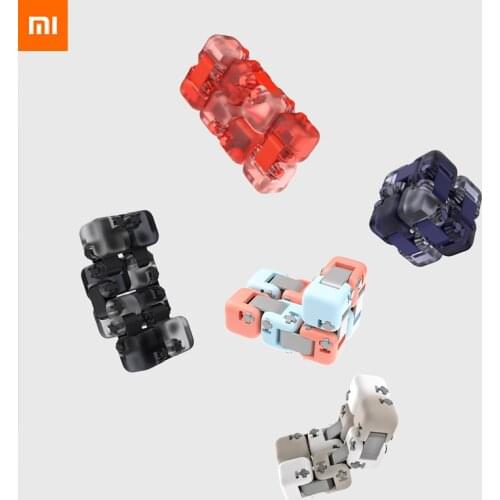 Newest 5colors Xiaomi Mitu Cube Spinner Finger Bricks Intelligence Toys Smart Finger Toys Portable For xiaomi smart home