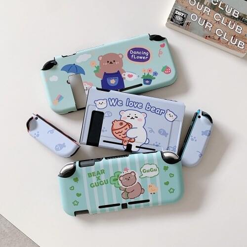 New Arrival Cartoon Super Cute Lovely Animals Switch Game Protective Case For Nintendo Switch Lite Shell Cover