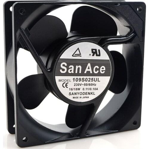 FOR Sanyo 230 v 220 v 109 s 025 ul 14/12 w 12038 12 cm cabinet AC cooling fan